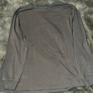 lululemon athletica Gray Long Sleeve Tee